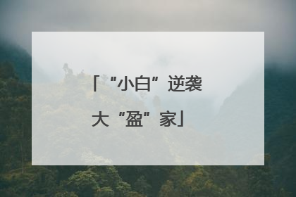 “小白”逆袭大“盈”家