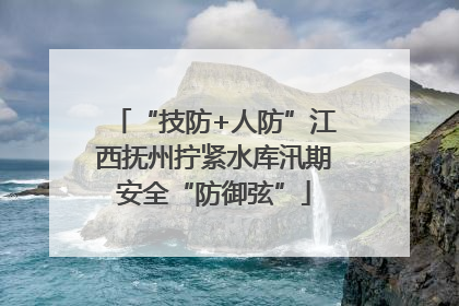 “技防+人防”江西抚州拧紧水库汛期安全“防御弦”