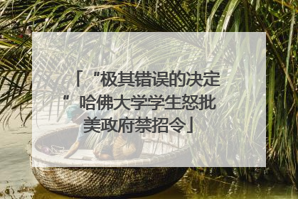 “极其错误的决定”哈佛大学学生怒批美政府禁招令