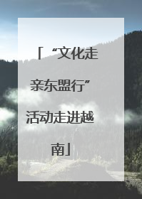 “文化走亲东盟行”活动走进越南