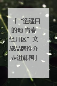 “逍遥目的地 青春经开区”文旅品牌推介走进韩国