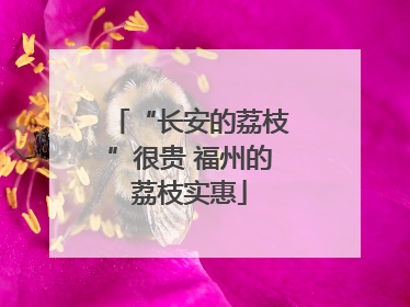 “长安的荔枝”很贵 福州的荔枝实惠