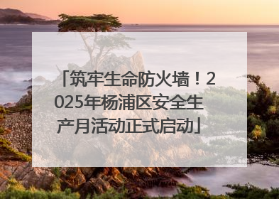 筑牢生命防火墙！2025年杨浦区安全生产月活动正式启动