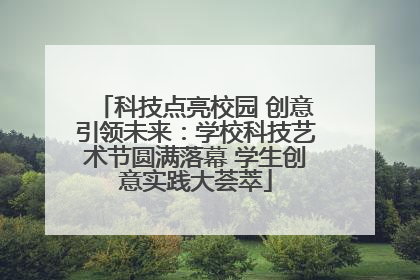 科技点亮校园 创意引领未来：学校科技艺术节圆满落幕 学生创意实践大荟萃