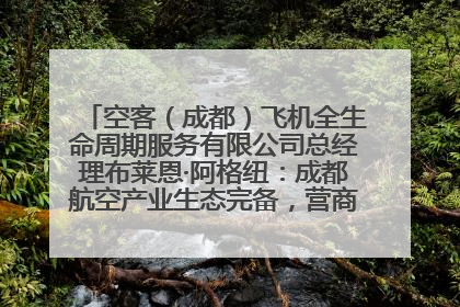 空客（成都）飞机全生命周期服务有限公司总经理布莱恩·阿格纽：成都航空产业生态完备，营商环境优势显著