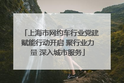 上海市网约车行业党建赋能行动开启 聚行业力量 深入城市服务