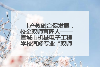 产教融合促发展，校企双师育匠人——宣城市机械电子工程学校汽修专业“双师”教学月活动收官