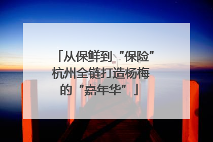 从保鲜到“保险” 杭州全链打造杨梅的“嘉年华”