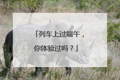列车上过端午，你体验过吗？
