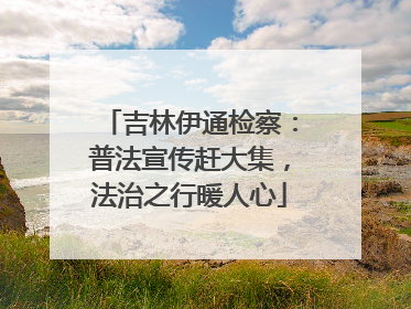 吉林伊通检察：普法宣传赶大集，法治之行暖人心
