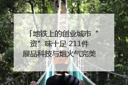 地铁上的创业城市“资”味十足 211件展品科技与烟火气完美融合｜西博视界