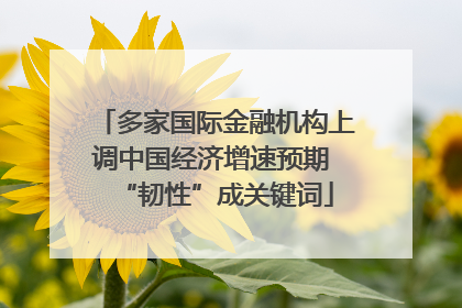 多家国际金融机构上调中国经济增速预期 “韧性”成关键词