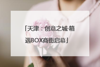 天津：创意之城·箱遇BOX商街启幕