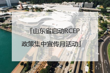 山东省启动RCEP政策集中宣传月活动