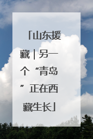 山东援藏｜另一个“青岛”正在西藏生长