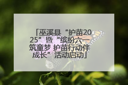 巫溪县“护苗2025”暨“缤纷六一筑童梦 护苗行动伴成长”活动启动