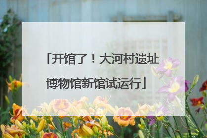 开馆了！大河村遗址博物馆新馆试运行