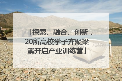探索、融合、创新，20所高校学子齐聚梁溪开启产业训练营