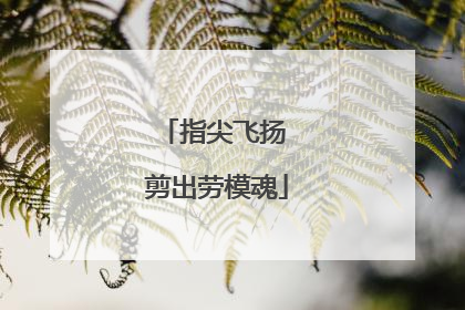 指尖飞扬 剪出劳模魂
