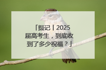 摄记丨2025届高考生，到底收到了多少祝福？