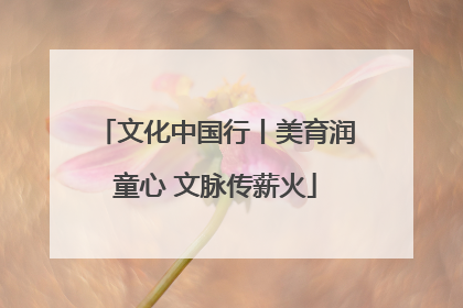 文化中国行丨美育润童心 文脉传薪火