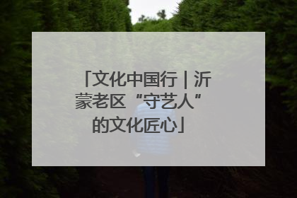 文化中国行｜沂蒙老区“守艺人”的文化匠心