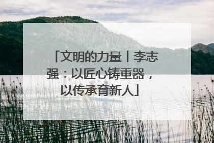 文明的力量丨李志强：以匠心铸重器，以传承育新人