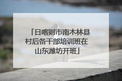 日喀则市南木林县村后备干部培训班在山东潍坊开班