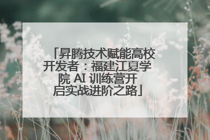 昇腾技术赋能高校开发者：福建江夏学院 AI 训练营开启实战进阶之路