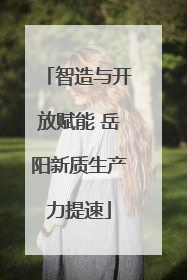 智造与开放赋能 岳阳新质生产力提速