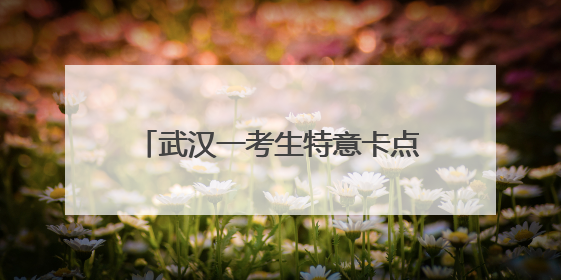武汉一考生特意卡点走进考场，家长解释：太早进去会紧张