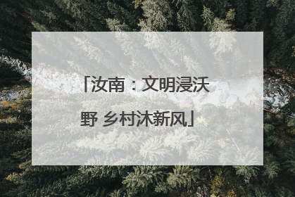 汝南：文明浸沃野 乡村沐新风