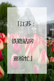 江苏：铁路站房巡检忙