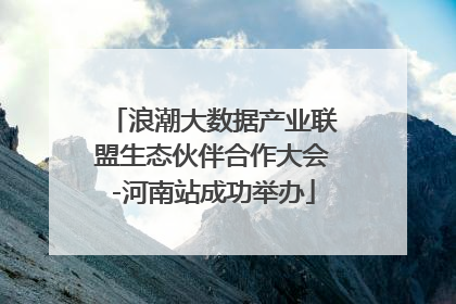浪潮大数据产业联盟生态伙伴合作大会-河南站成功举办