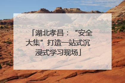 湖北孝昌：“安全大集”打造一站式沉浸式学习现场