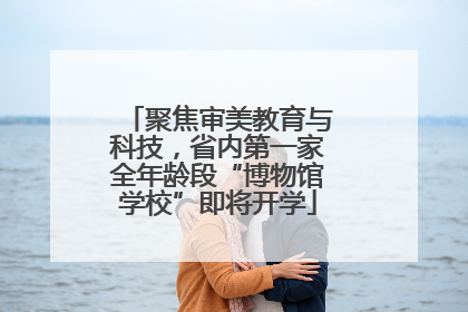 聚焦审美教育与科技，省内第一家全年龄段“博物馆学校”即将开学