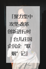 聚力集中攻坚·改革创新进行时｜台儿庄国企民企“联姻”记