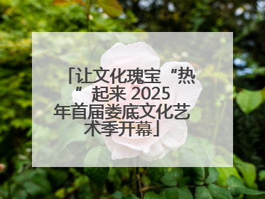 让文化瑰宝“热”起来 2025年首届娄底文化艺术季开幕