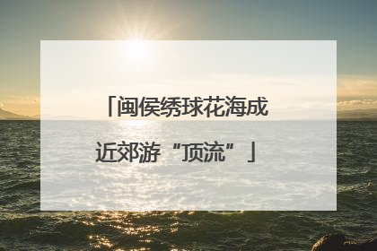 闽侯绣球花海成近郊游“顶流”