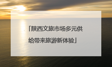 陕西文旅市场多元供给带来旅游新体验