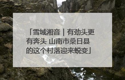雪域湘音｜有劲头更有奔头 山南市桑日县的这个村落迎来蜕变
