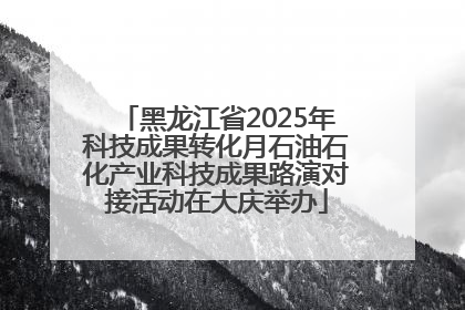 黑龙江省2025年科技成果转化月石油石化产业科技成果路演对接活动在大庆举办