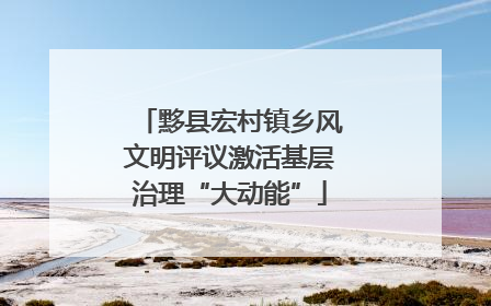 黟县宏村镇乡风文明评议激活基层治理“大动能”