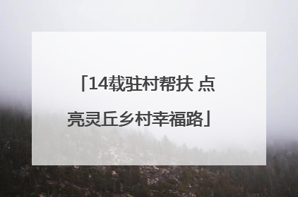 14载驻村帮扶 点亮灵丘乡村幸福路
