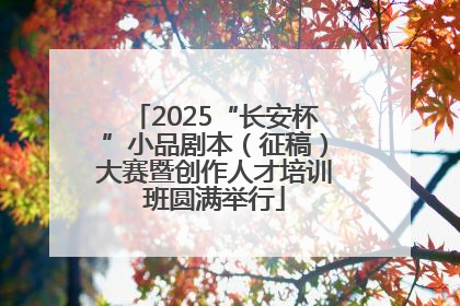 2025“长安杯”小品剧本（征稿）大赛暨创作人才培训班圆满举行