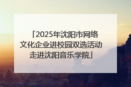 2025年沈阳市网络文化企业进校园双选活动走进沈阳音乐学院