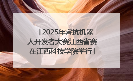 2025年睿抗机器人开发者大赛江西省赛在江西科技学院举行