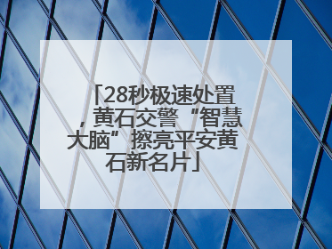 28秒极速处置，黄石交警“智慧大脑”擦亮平安黄石新名片